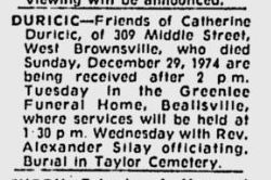 funeral notice